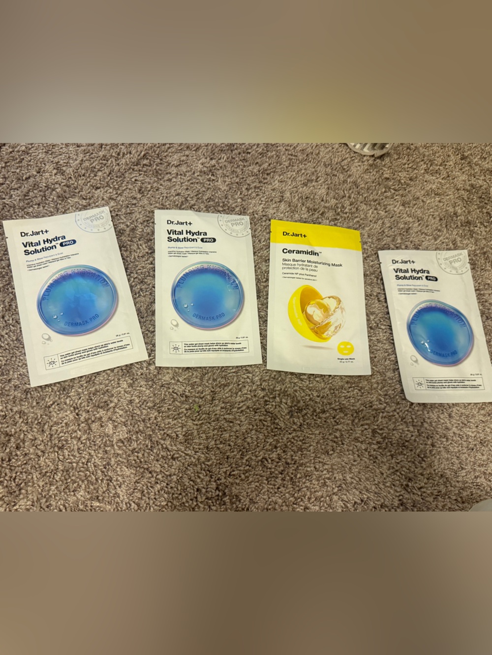 Dr. Jart Sheet Masks, Set of 4
